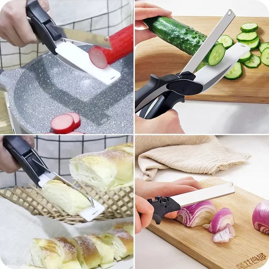 TIJERAS CORTATODO DE COCINA 2 EN 1