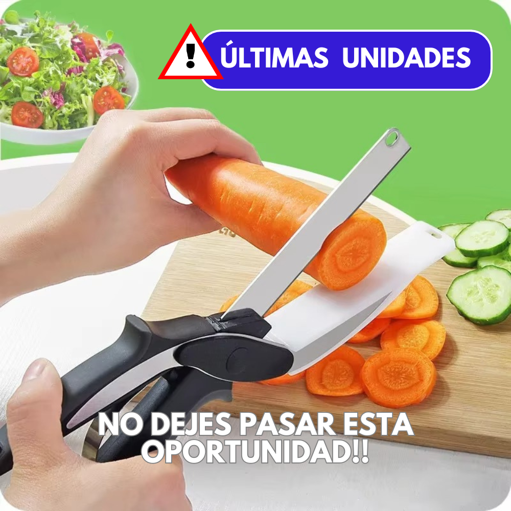 TIJERAS CORTATODO DE COCINA 2 EN 1